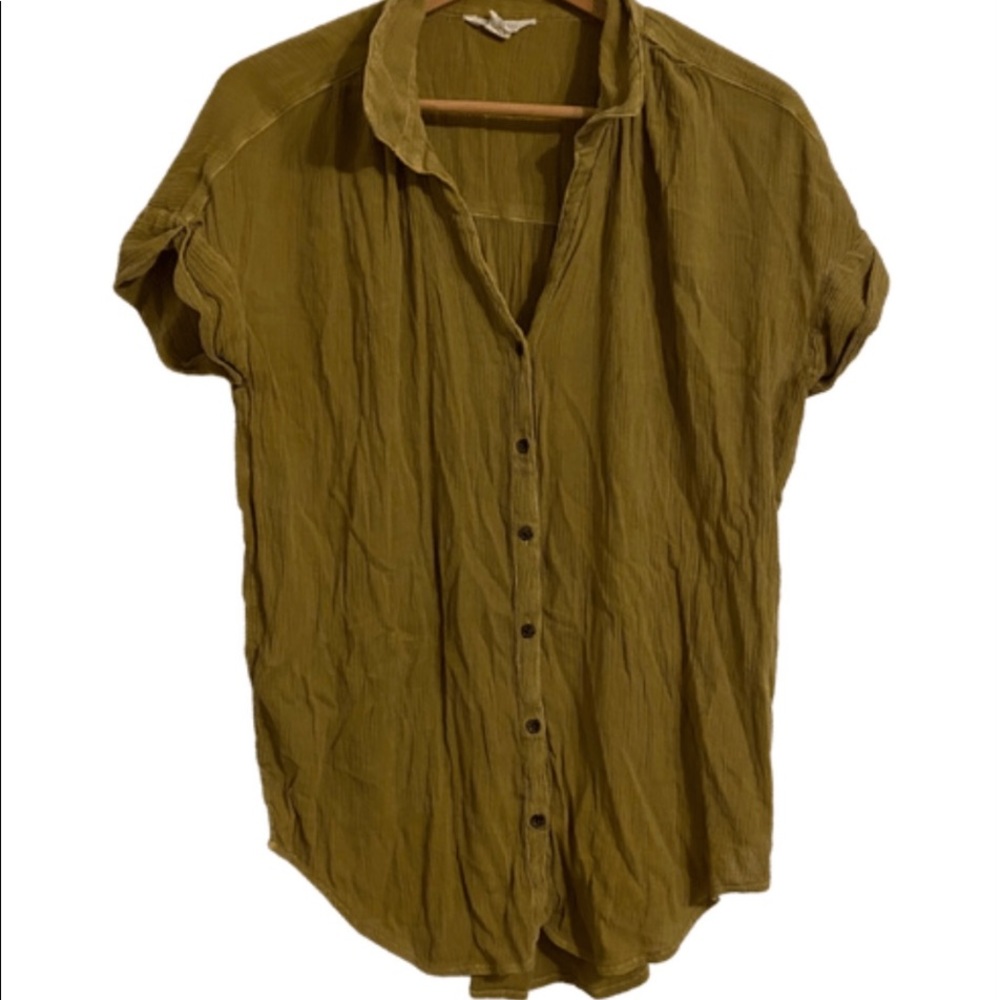 Caslon green shirt